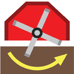 Rotavator icon